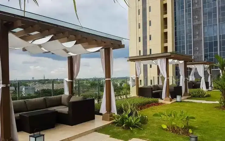 1BR Bali Style Luxury Apartment at BRANZ BSD City by Travelio
