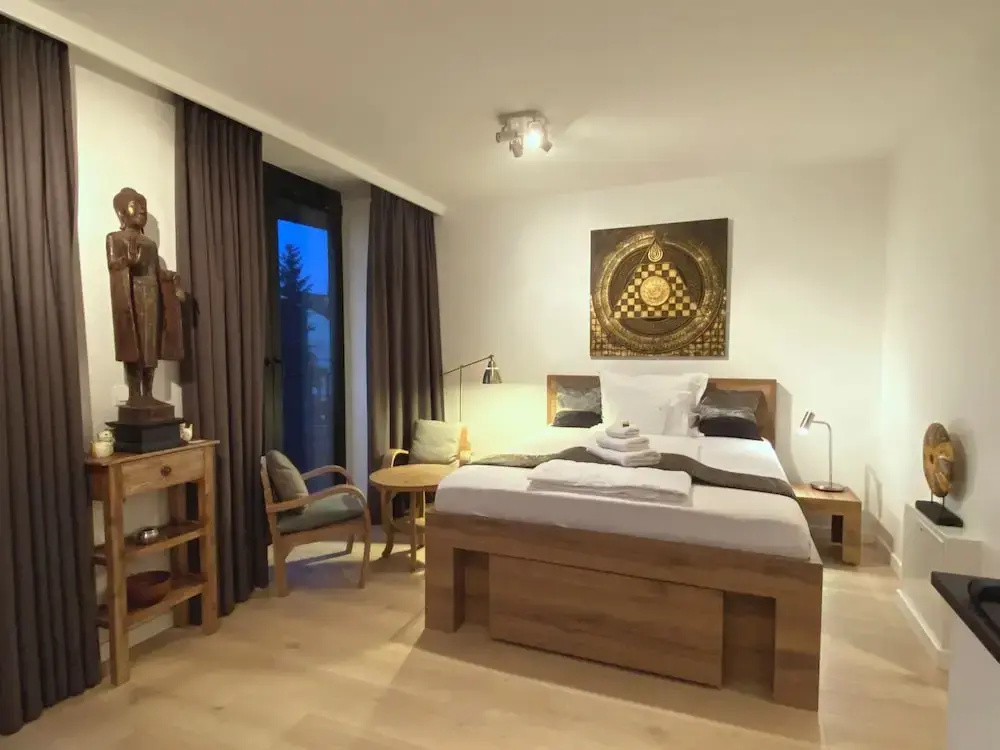 Suite with balcony and with garden view