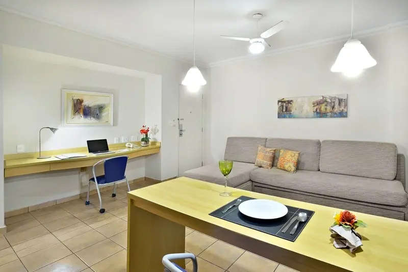 Plaza Inn Flat Araxá - Chambres