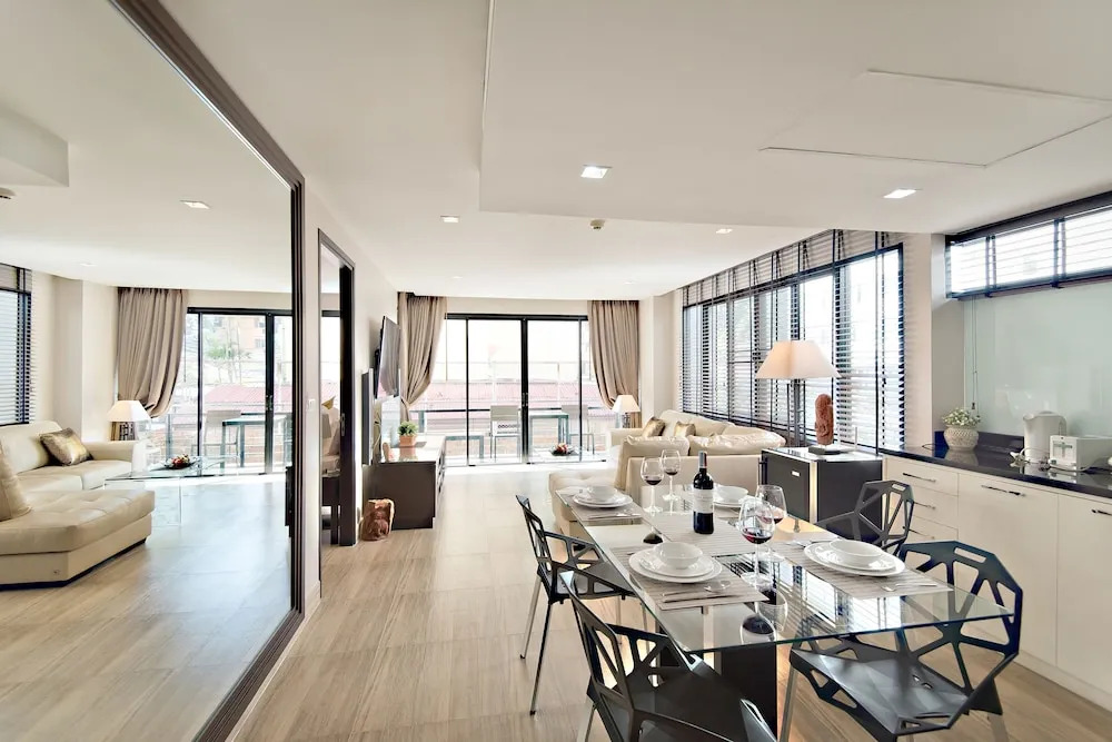 Апартаменты Luxury с 2 комнатами с балконом в Citismart Luxury Apartments
