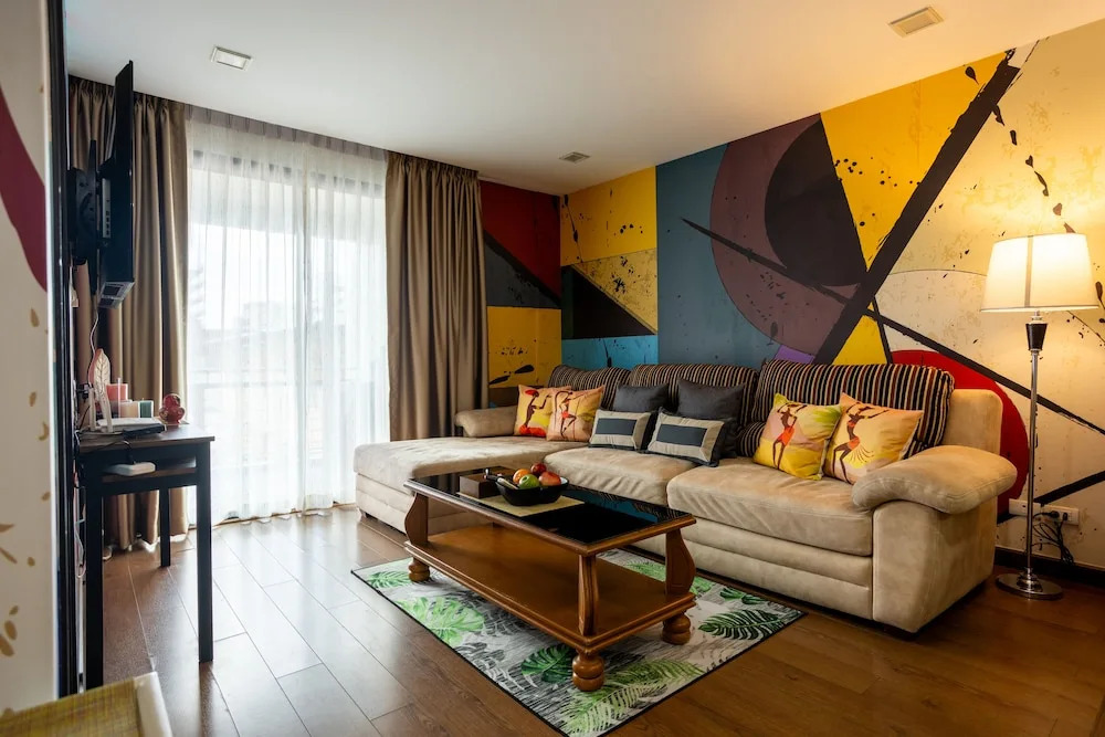 Апартаменты с 2 комнатами с балконом в Citismart Luxury Apartments