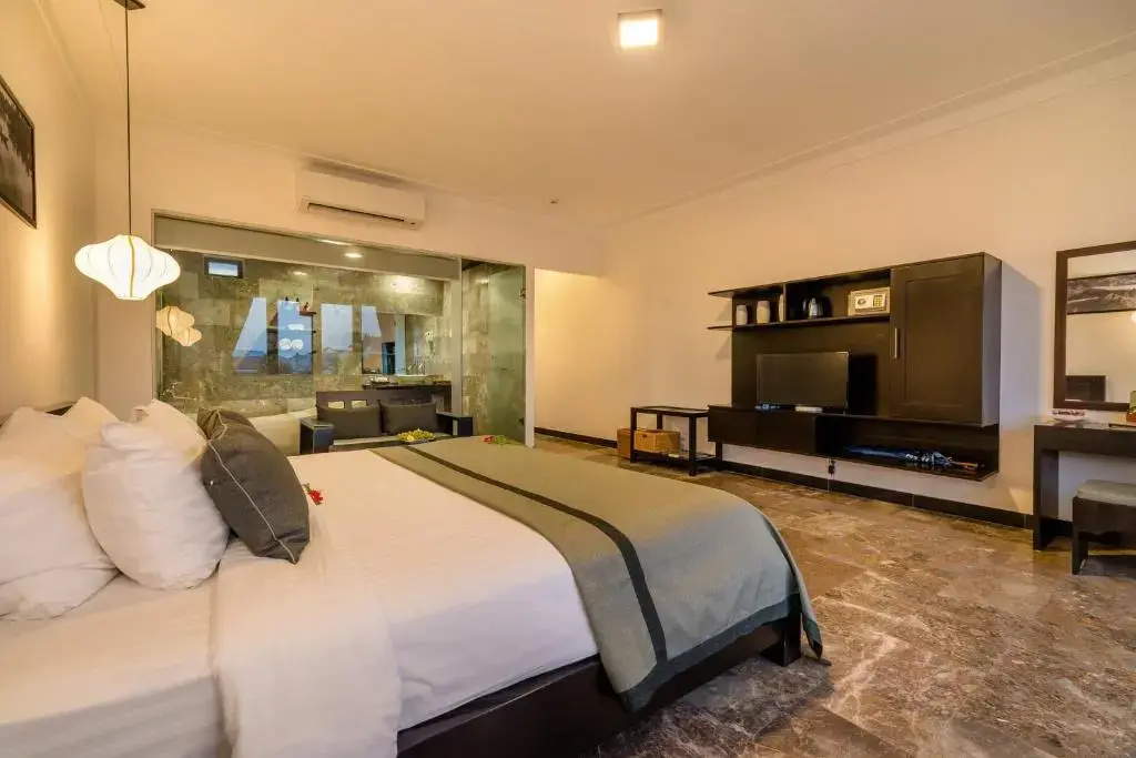 Double Junior Suite with garden view (full double bed)