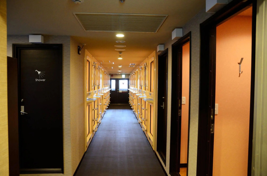 Capsule Hotel B&S Eco-Cube Shinsaibashi 사진 16