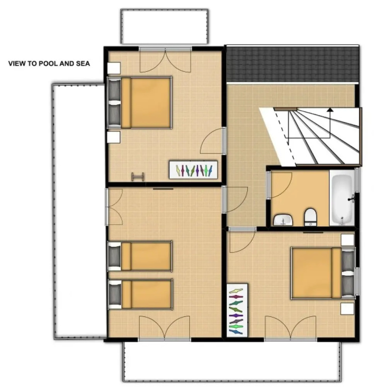 Villa Eufrosini Large Private Pool Walk to Beach Sea Views A C Wifi Car Not Required - 2301