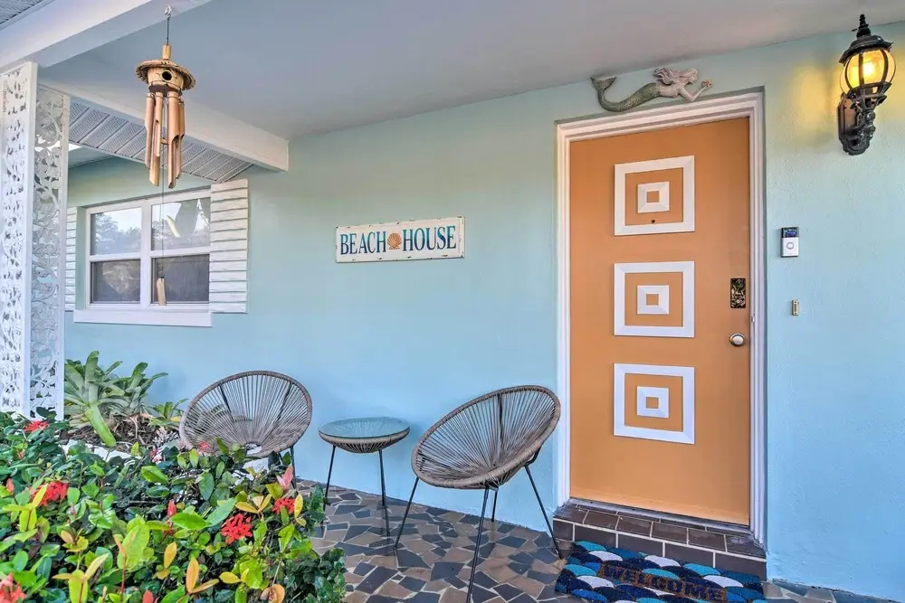 Lush Seminole Surf Inn w/ Backyard Fire Pit!