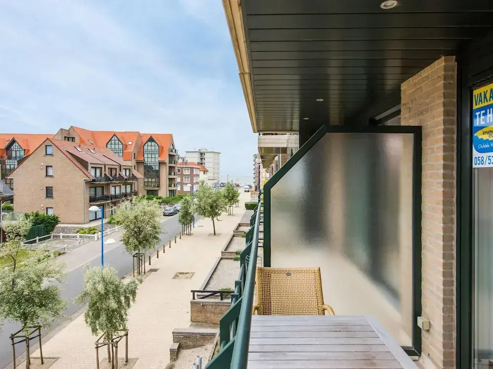 Apartment by the Sea in Belgium With Balcony