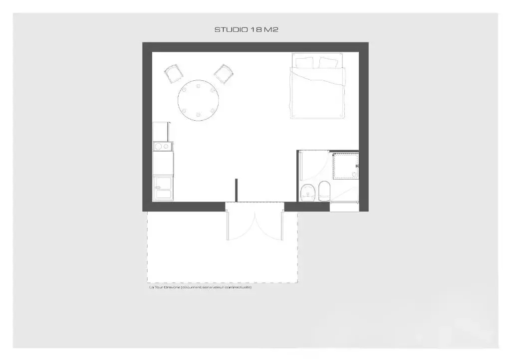 Standard Double room (full double bed)