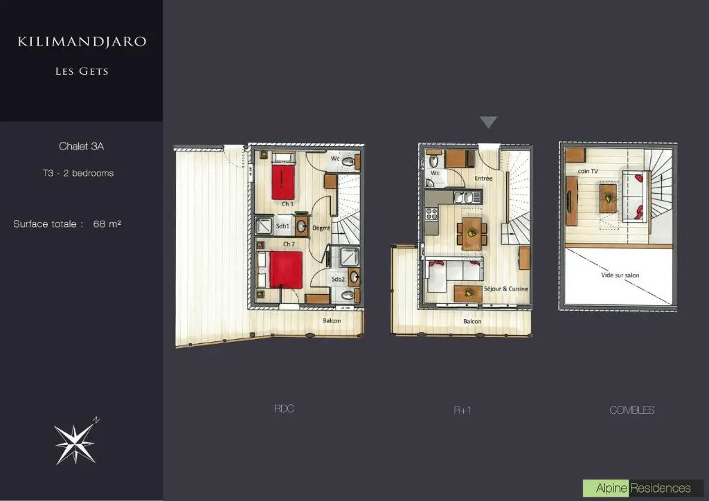 2 Bedrooms Chalet