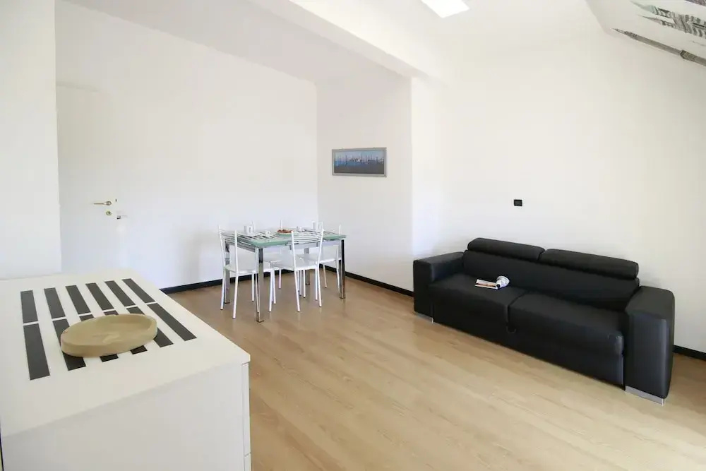 Studio with balcony