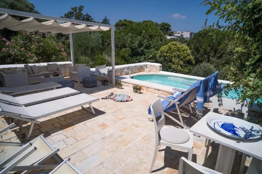 Apartment with pool view