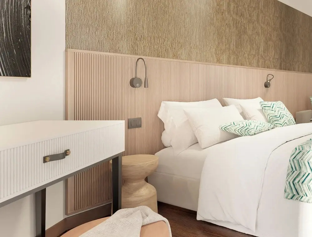 Superior Quadruple room with balcony and with sea view