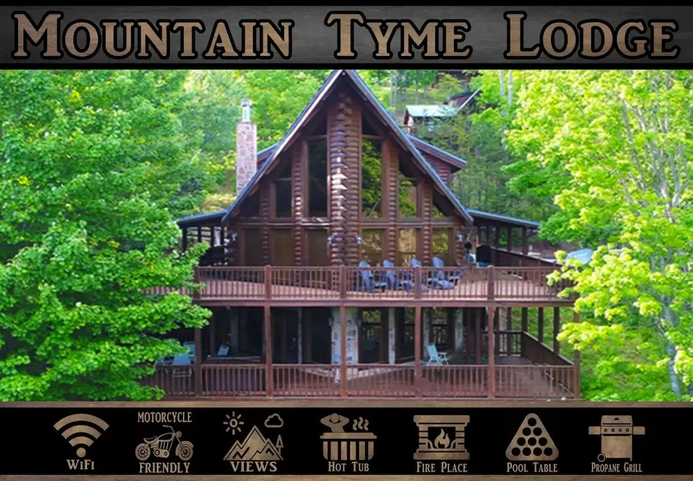 Mountain Tyme Lodge 5 Bedrooms 3 Bathrooms Cabin
