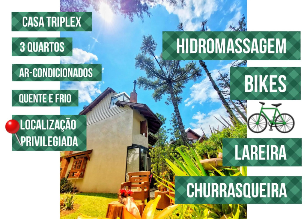 Casa do Sol -Hidro-bikes-centro de Gramado 3Q