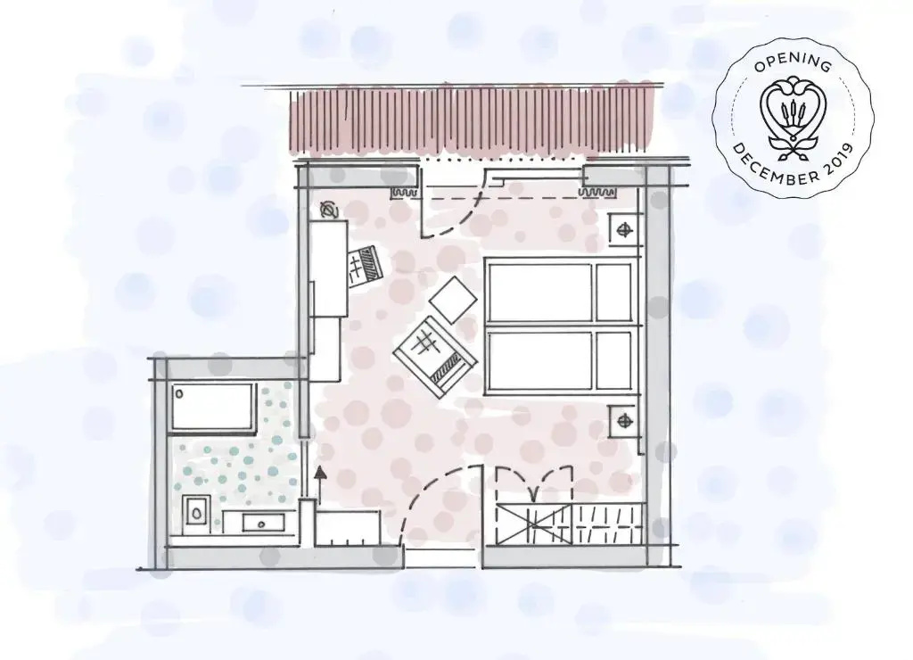Standard Double room with balcony (full double bed)