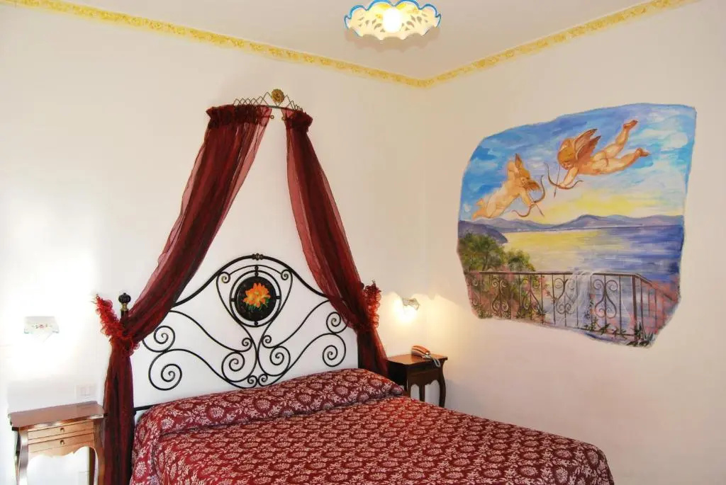 Deluxe Double room with balcony and with sea view (full double bed)