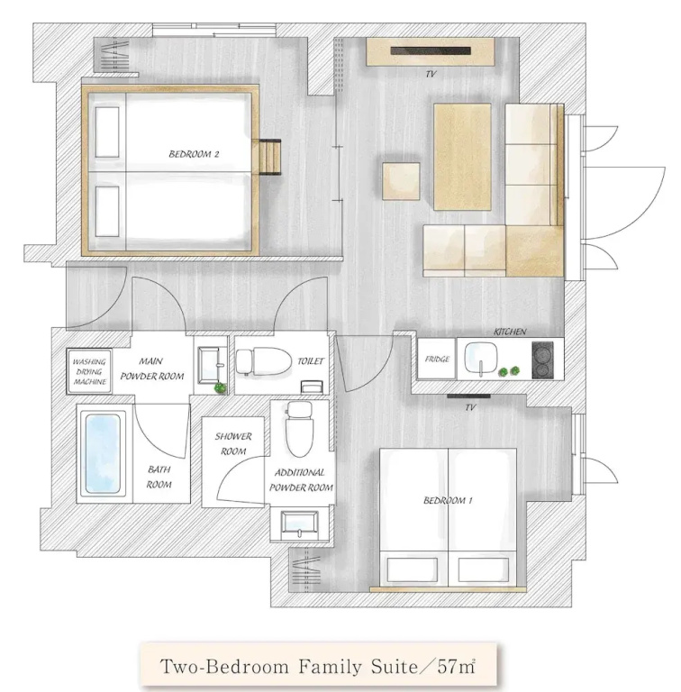 2 Bedrooms Family Suite