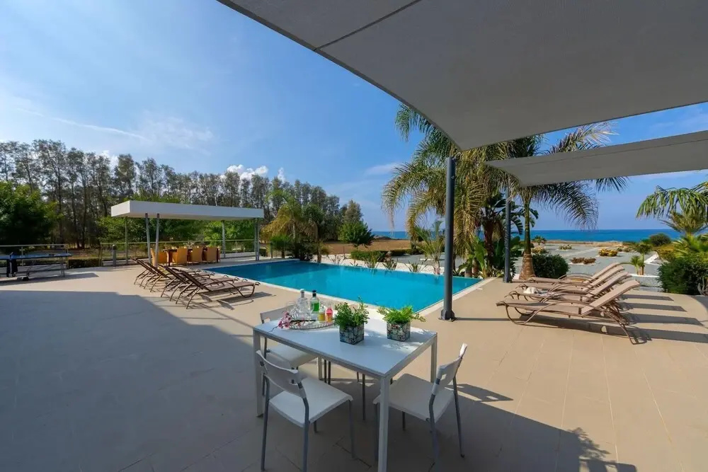 Eastmed Villas Paphos Limni Beach Villa Beachfront Four Bedroom Luxury Villa