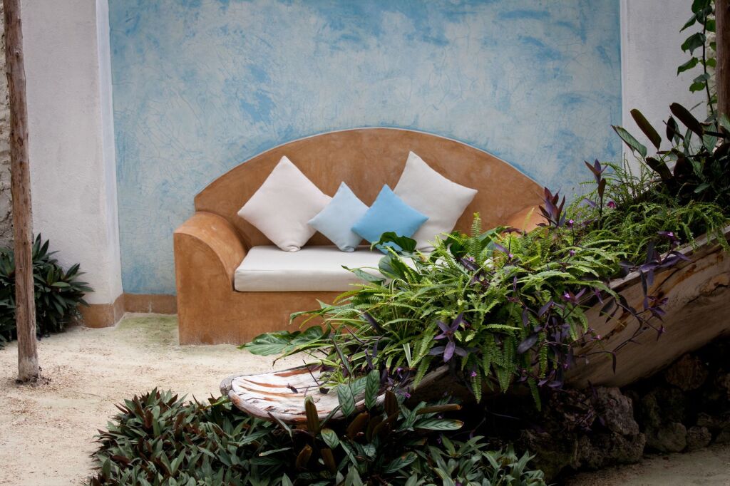 Green and Blue Ocean Lodge by null