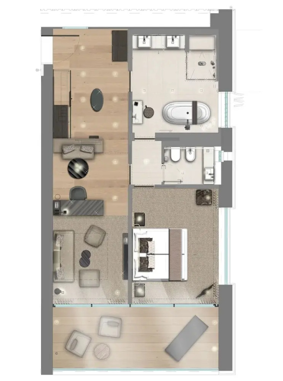 Suite with balcony