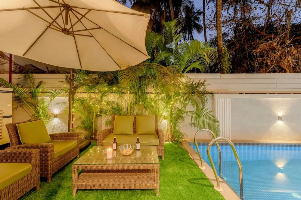 Lux 5BR Villa in Anjuna Perfect for Groups Aria