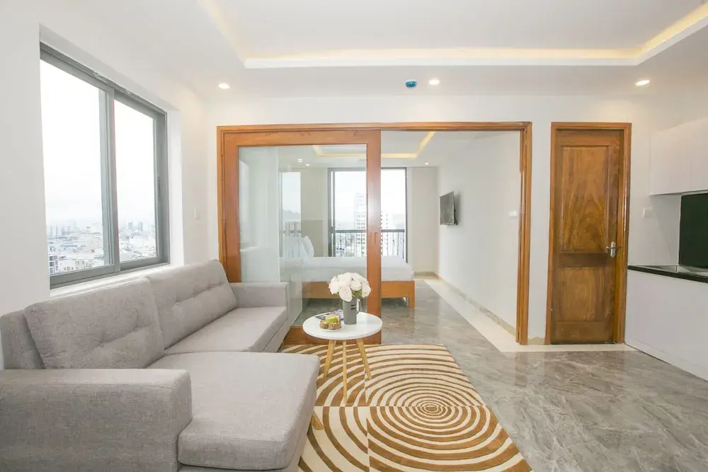 Deluxe Double room with balcony and with city view (full double bed)