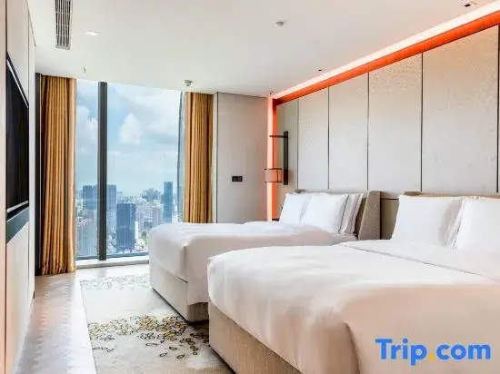 Double Suite with city view (twin beds)