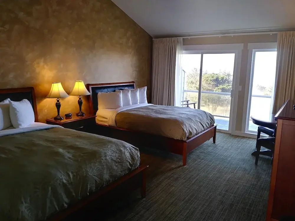 Deluxe Quadruple room with balcony and with view