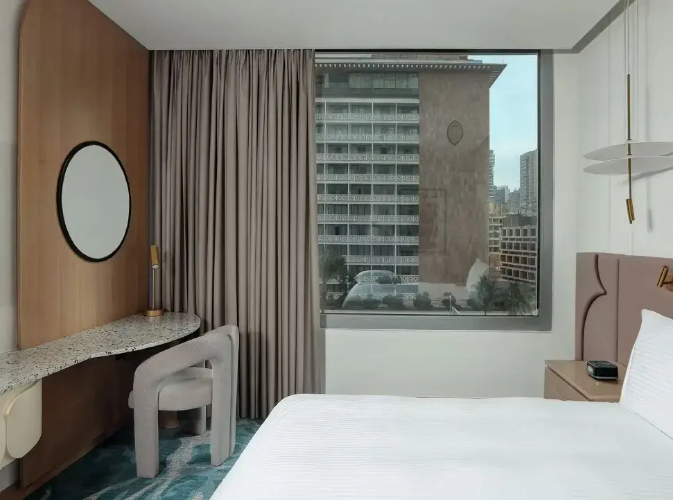 Deluxe Double room with city view (full double bed)