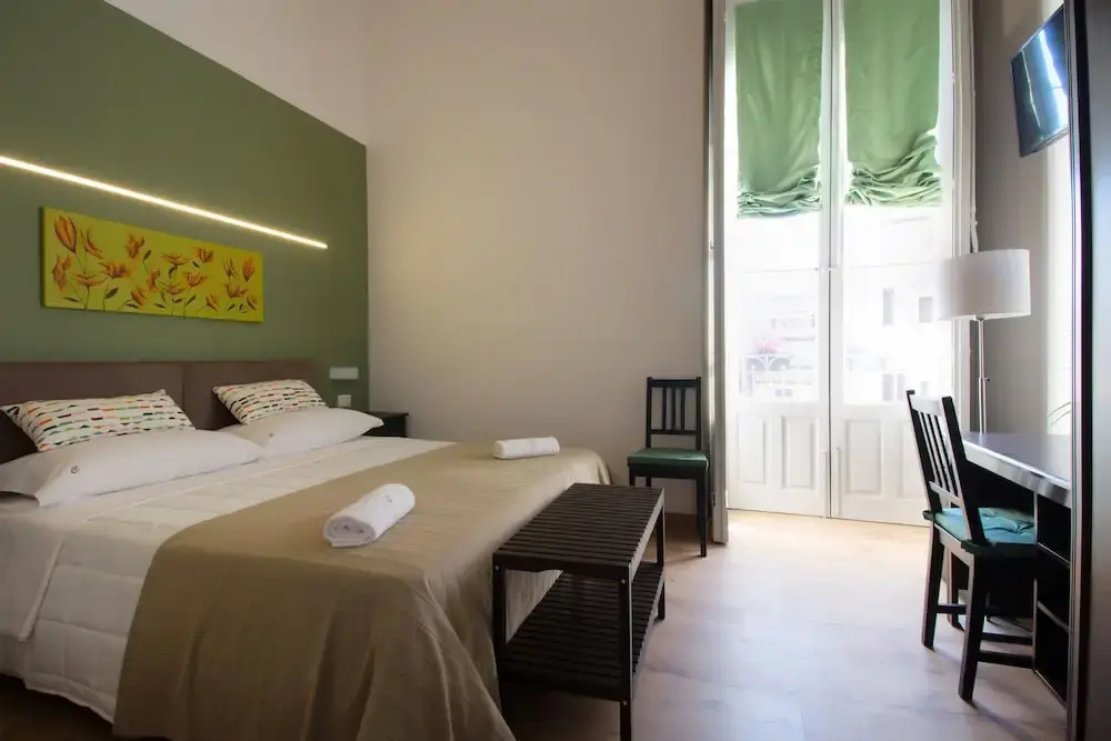 Standard Double room with balcony and with city view (full double bed)
