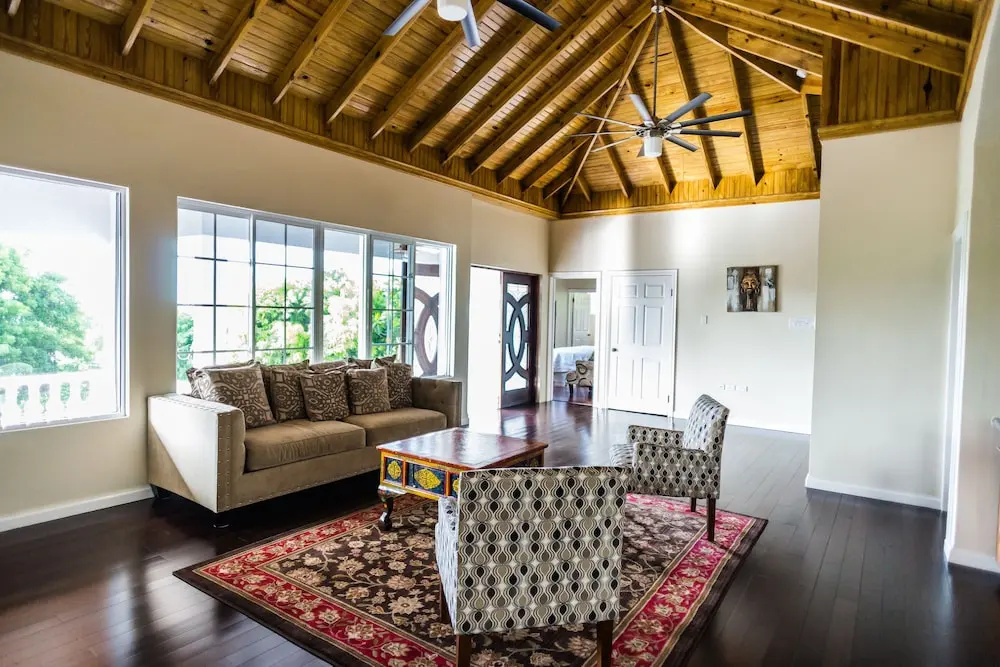 Premium Quadruple room with balcony and with garden view