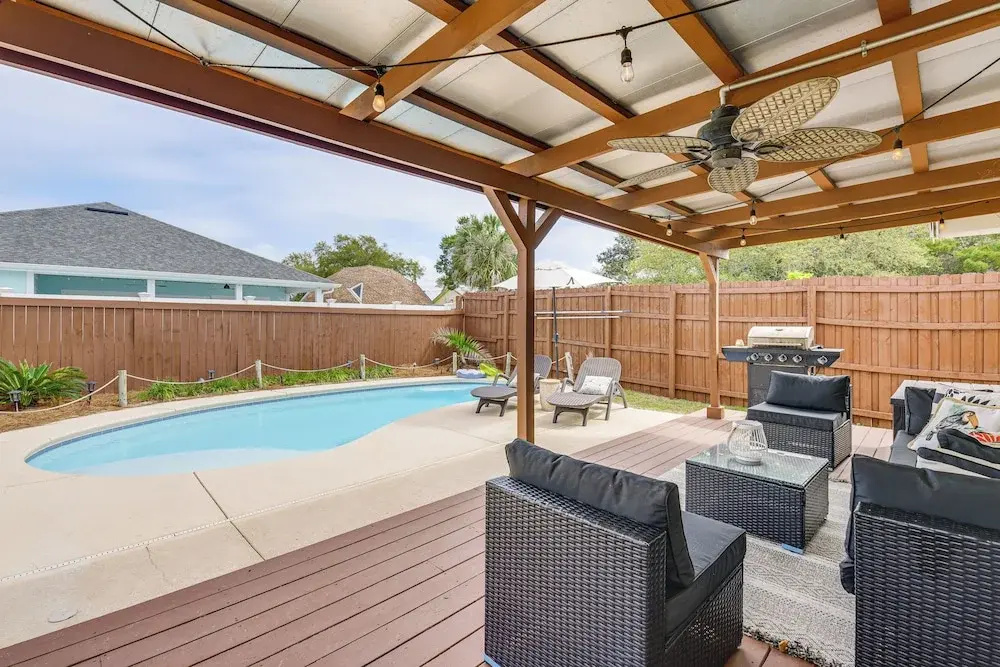 Panama City Beach Home w/ Private Pool & Gas Grill