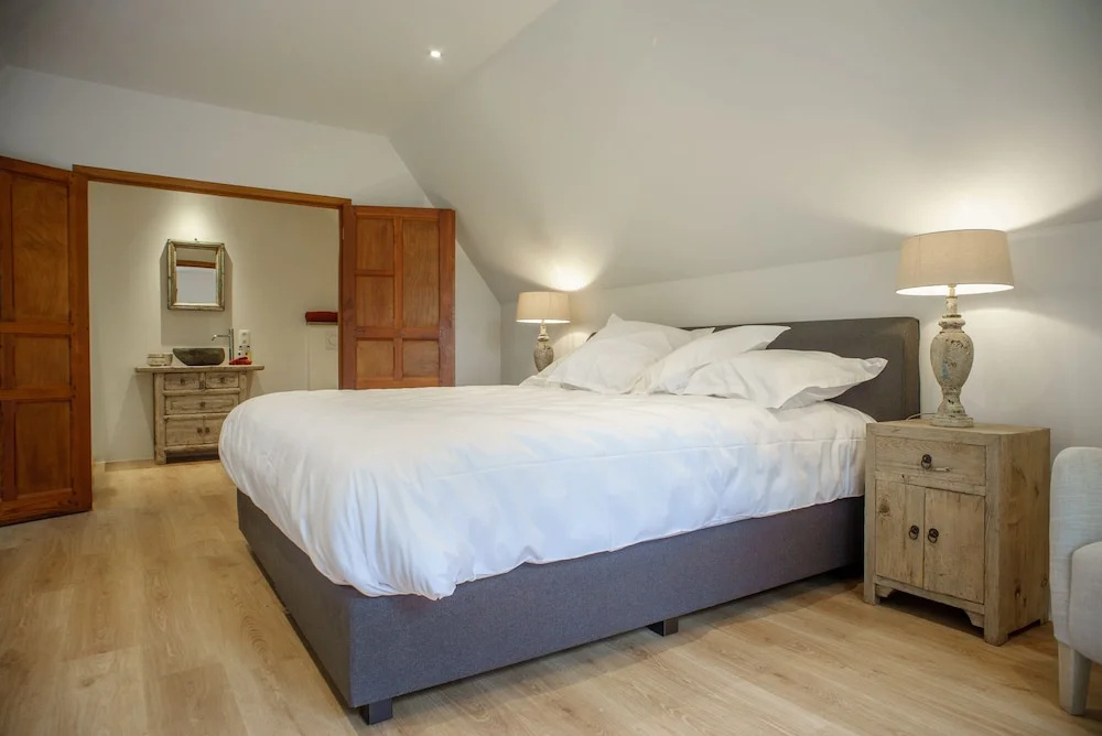 Deluxe Double room with balcony and with garden view (full double bed)