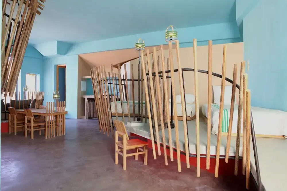 Standard Quadruple room with garden view