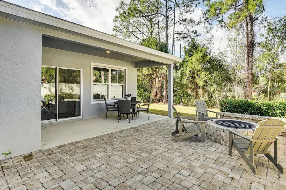 8 Mi to Beach! Stylish Palm Coast Home w/ Patio