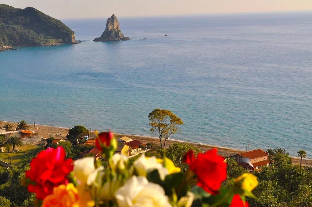 Holiday Apartments With Pool Maria on Agios Gordios Beach
