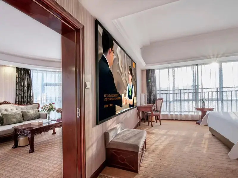 Business Double Suite with street view full double bed