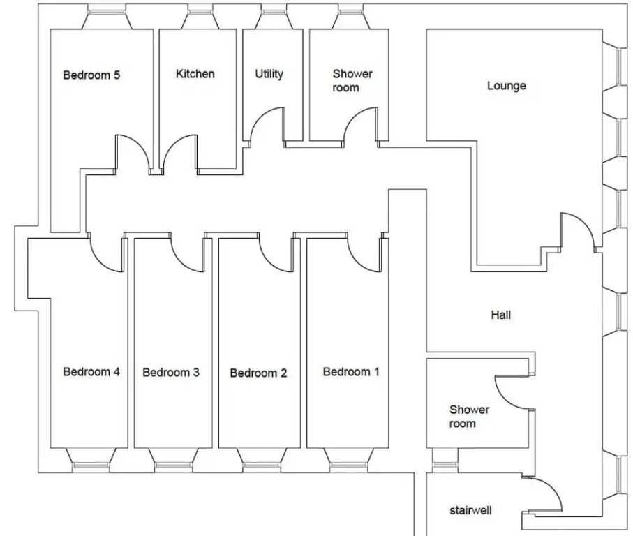 Royal Mile 5 BR Apartment nr Castle