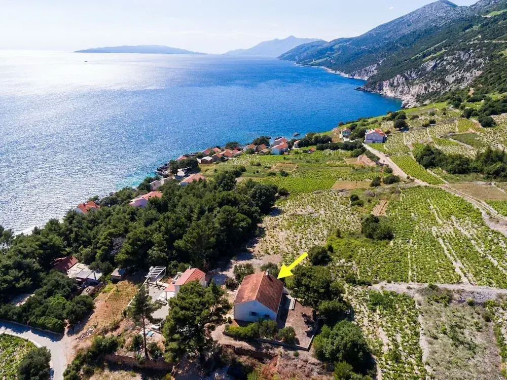 Holiday Home Blue Vineyard- Three Bedroom House With Terrace and Sea View