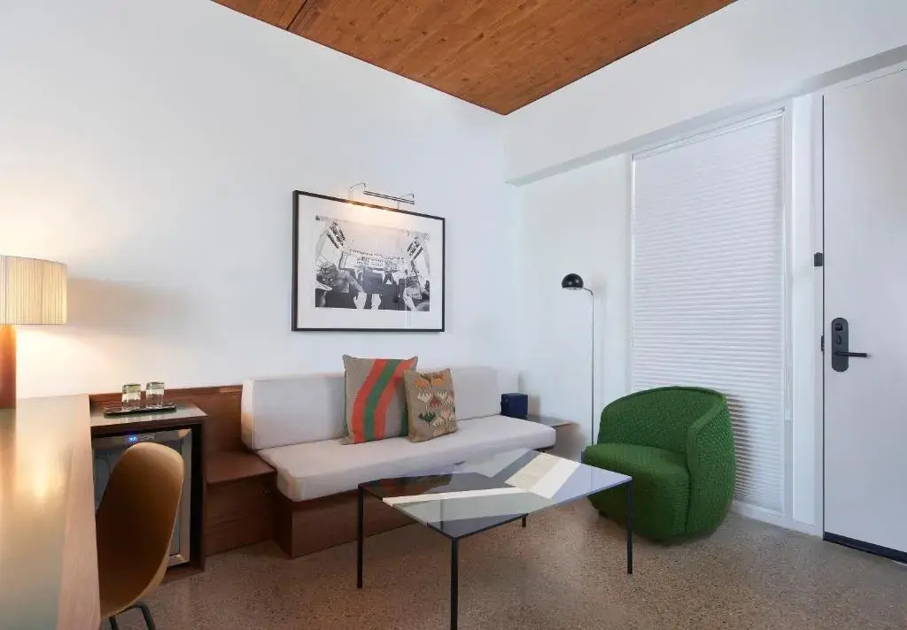 Studio with balcony