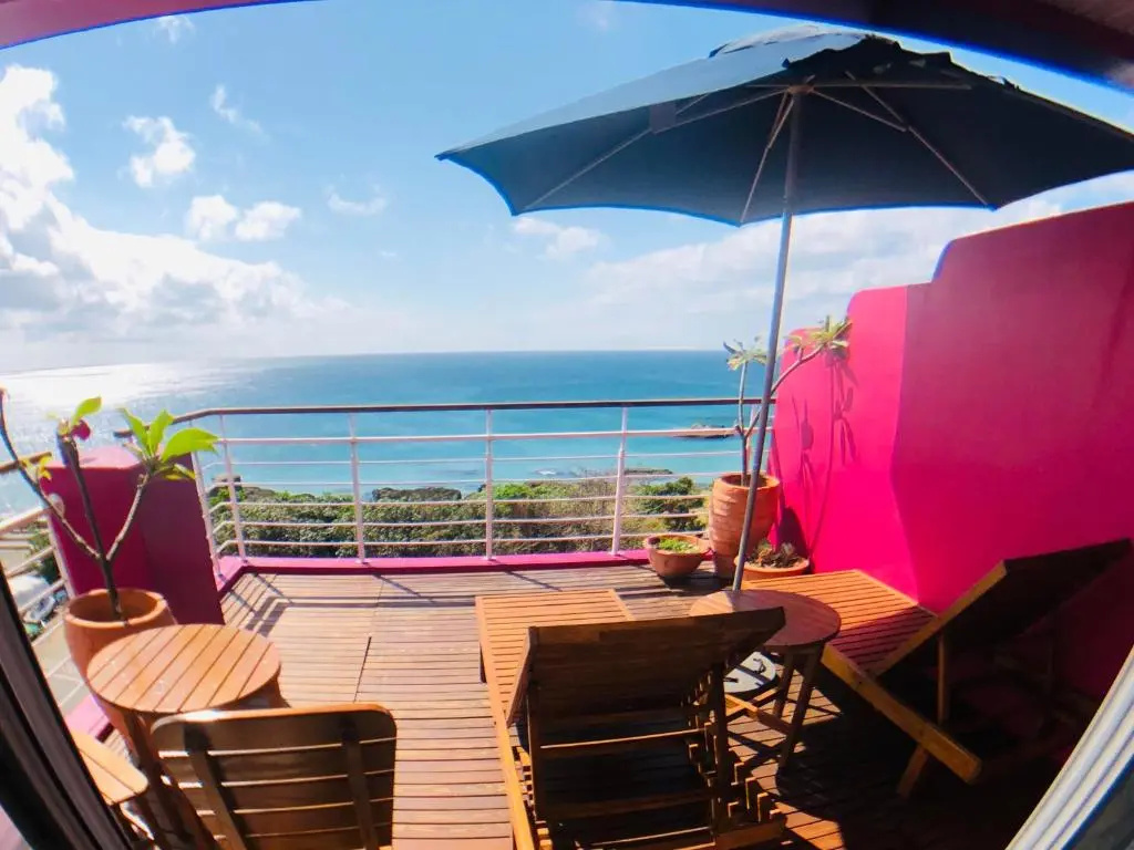 Deluxe Double room with balcony and with sea view (full double bed)
