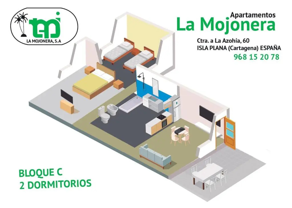 2 Bedrooms Apartment