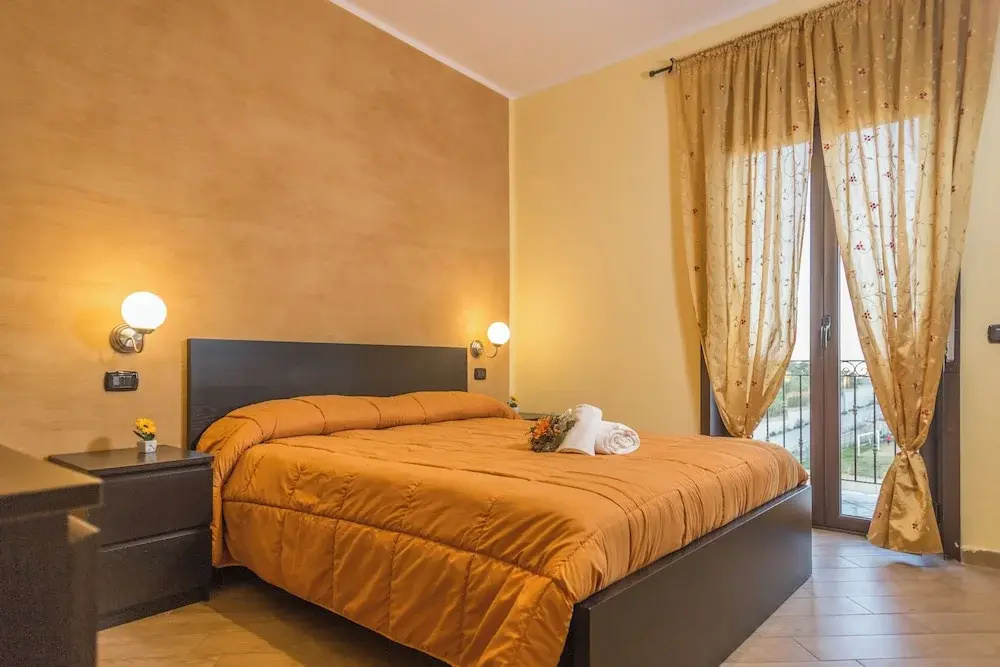 Comfort Double room with balcony and with garden view (full double bed)