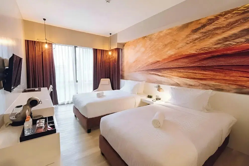 Номер Standard с видом на город в Maxx Hotel Makati