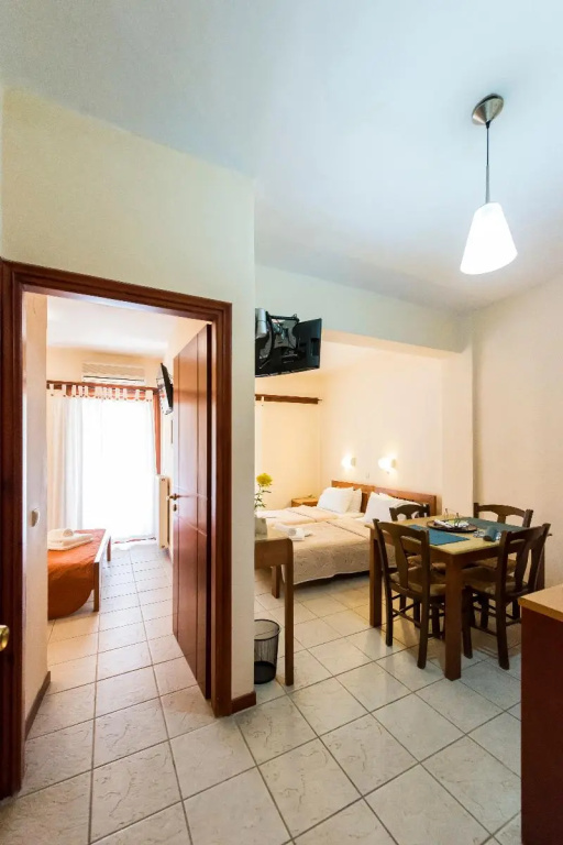 Apartment with balcony and with garden view