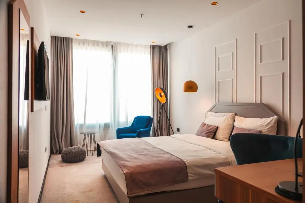 Deluxe Double room with sea view full double bed