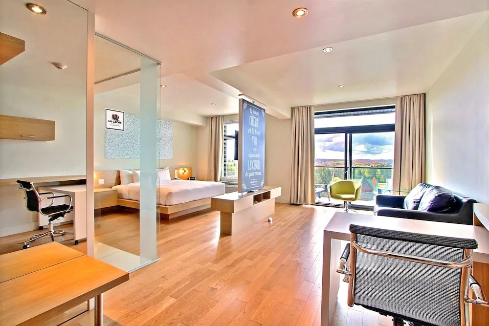 Double Junior Suite with balcony and with pool view (full double bed)