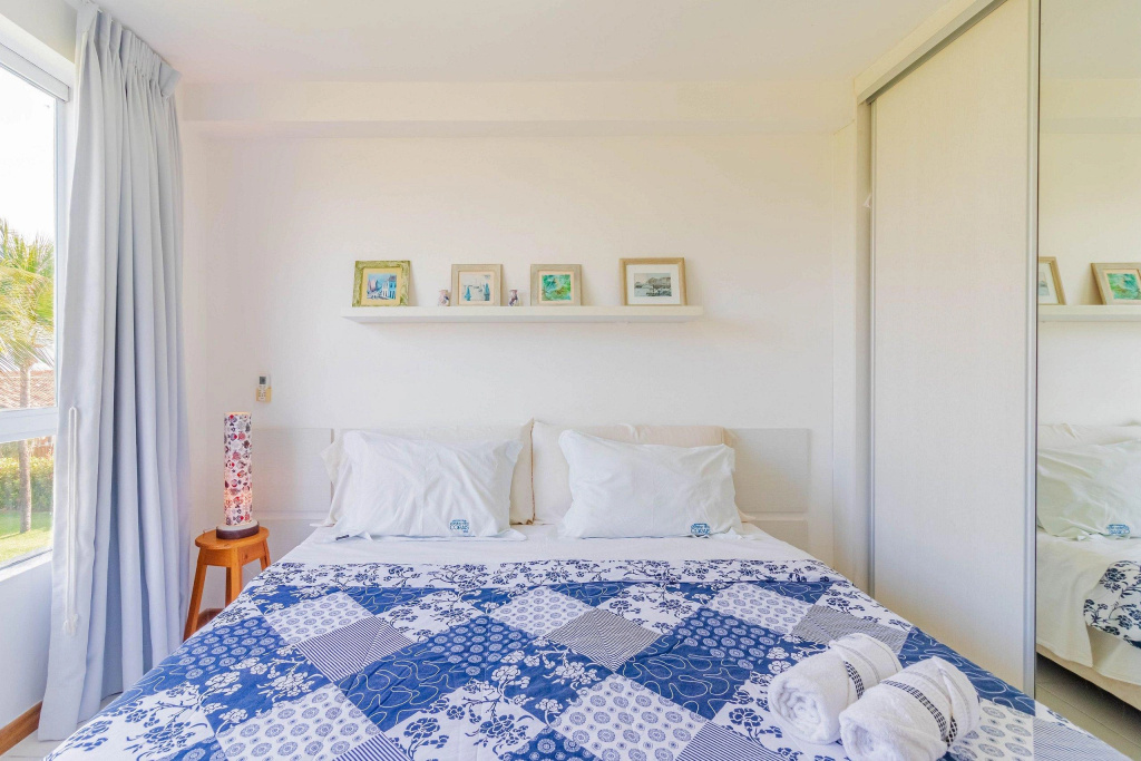GB71 Apartamento 2 Quartos, Pé na Areia, Vista Mar - Paraíso dos Corais