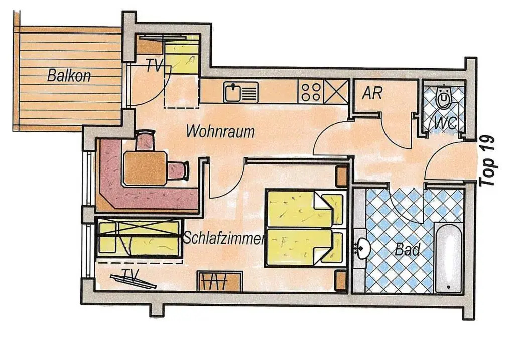 Appartementhaus Alpenpark - Chambres