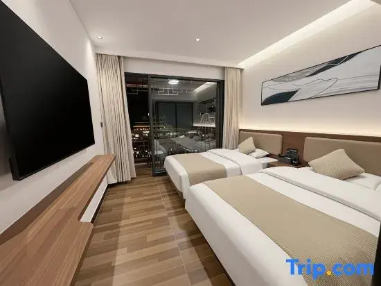 Standard Double room with balcony and with river view (twin beds)