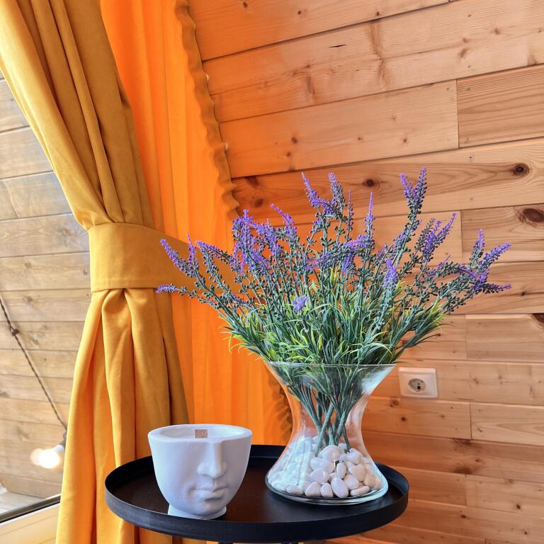 Двухместный коттедж Standard двуспальная кровать в Eco house